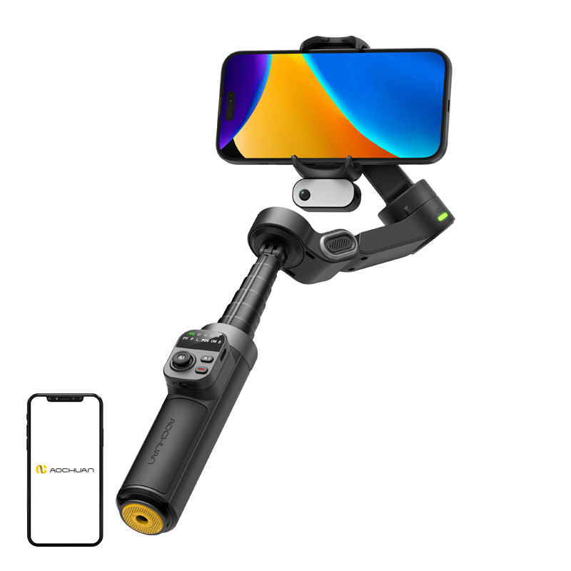 AOCHUAN X3 Gimbal with AI Sensor (Black) - Image 1