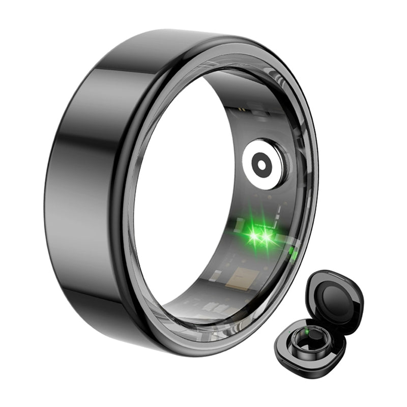 COLMI R02 Smart Ring, size 12, 21.3 mm (black) + charging case - Image 4
