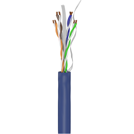Goobay | CAT 6A Network Cable, U/UTP, 100 m | 96096 | U/UTP | Blue
