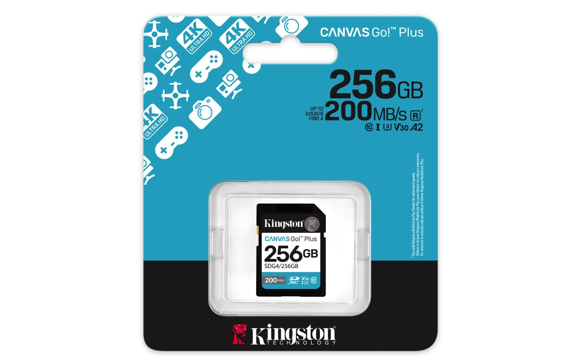 MEMORY SDXC 256GB UHS-I/SDG4/256GB KINGSTON