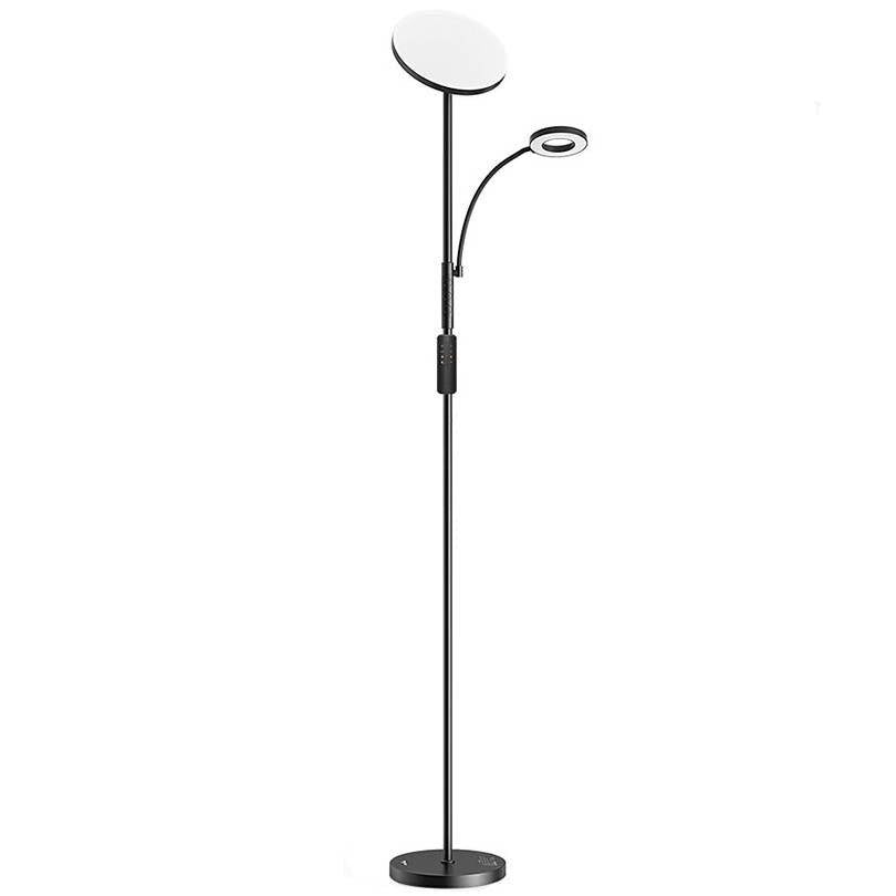Double Floor Lamp with remote BlitzWill BWL-FL-0001, 36W (black) - Image 1