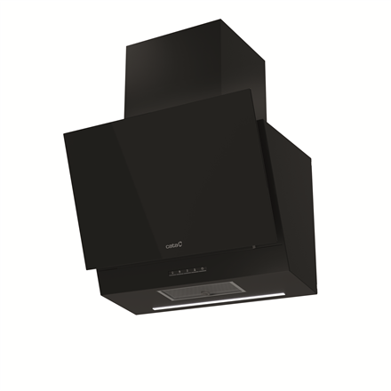 CATA Hood | THALASSA 600 GBK | Wall mounted | Energy efficiency class A | Width 60 cm | 811 m³/h | Electronic | LED | Bl