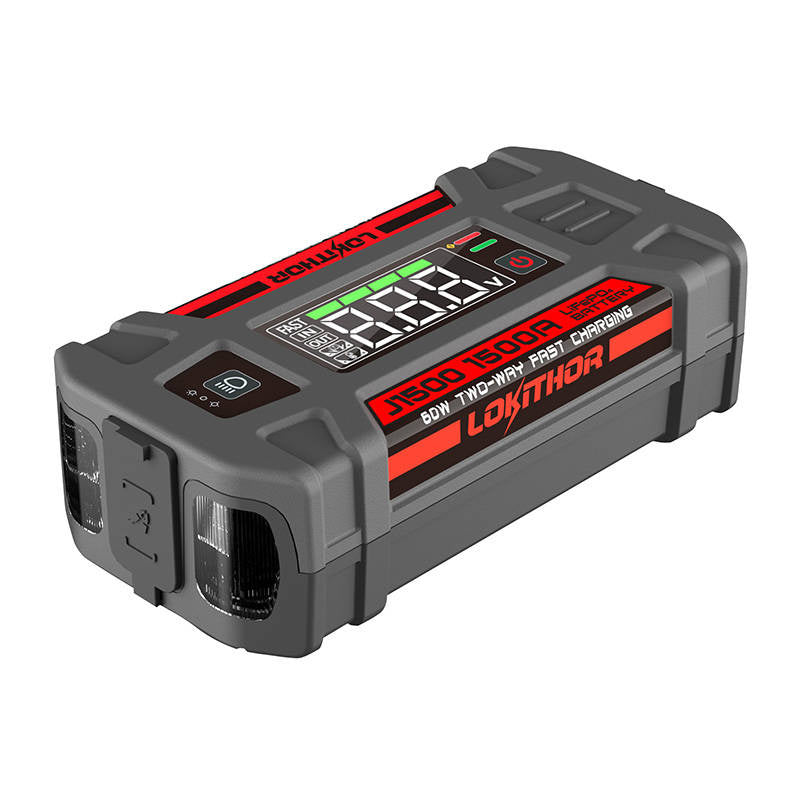 Lokithor J1500 Jump Starter / Booster 1000A + Powerbank 12000mAh + Flashlight 3-in-1 Device working in -20°C - Product Image 2