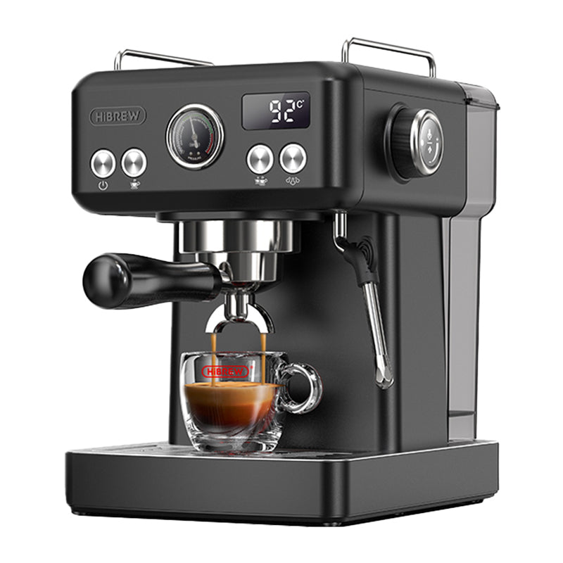 HiBREW H10A piston espresso machine with temperature control (black) - Image 1