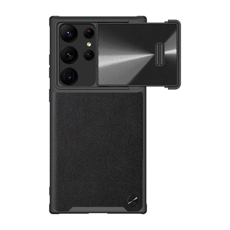 Nillkin CamShield Leather case for Samsung Galaxy S23 Ultra (black) - Product Image 1