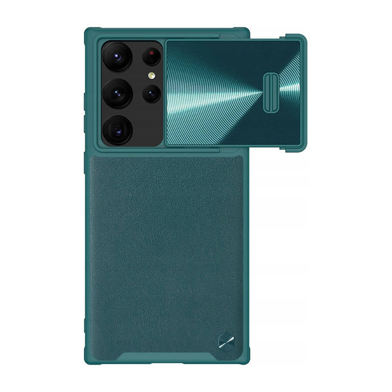 Nillkin CamShield Leather S case for Samsung Galaxy S23 Ultra (Exuberant Green) - Product Image 1