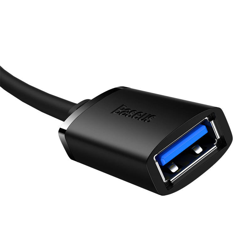 USB 3.0 Extension cable Baseus male to female, AirJoy Series, 2m (black) - Product Image 4