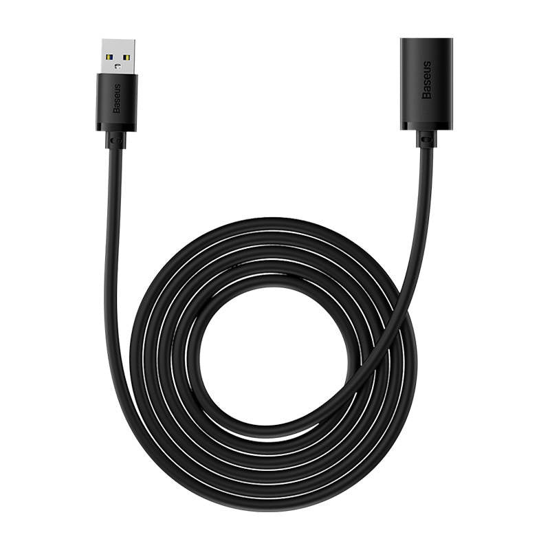 USB 3.0 Extension cable Baseus male to female, AirJoy Series, 3m (black) - Product Image 2