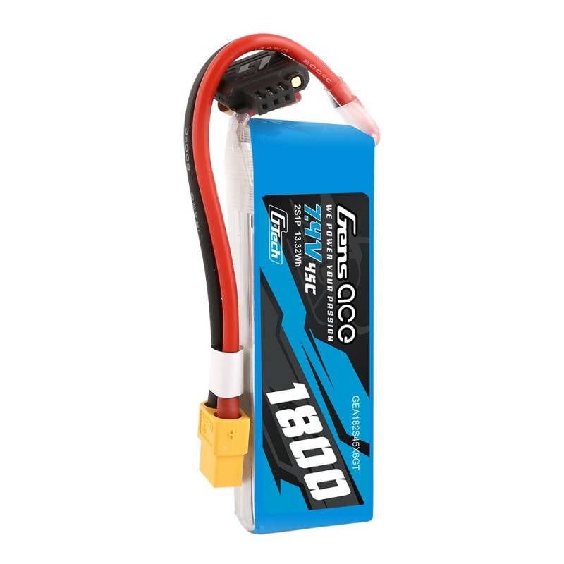 GensAce G-Tech LiPo 1800mAh 7.4V 45C 2S1P XT60 Battery - Product Image 4