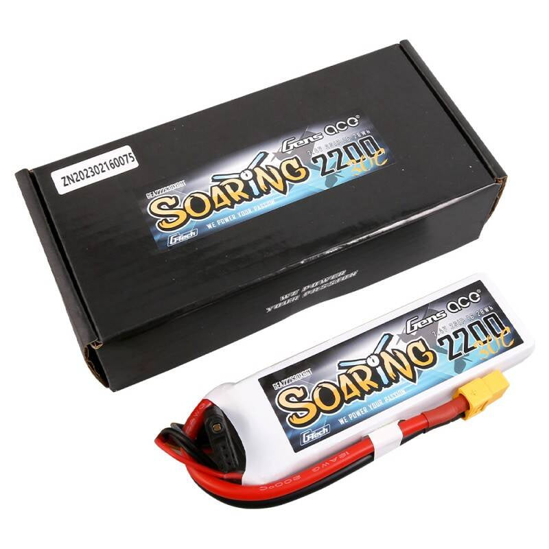 Gens Ace G-Tech Soaring 2200mAh 7.4V 30C 2S1P XT60 Battery - Product Image 5