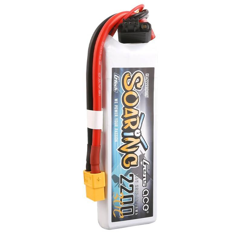 Gens Ace G-Tech Soaring 2200mAh 7.4V 30C 2S1P XT60 Battery - Product Image 4