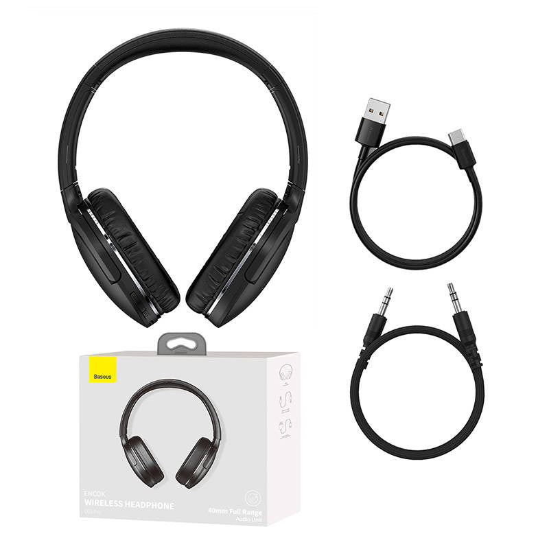 Baseus Encok Wireless headphone D02 Pro (black) - Product Image 1