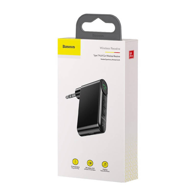 Baseus Qiyin AUX Car Bluetooth Receiver Black - Product Image 7