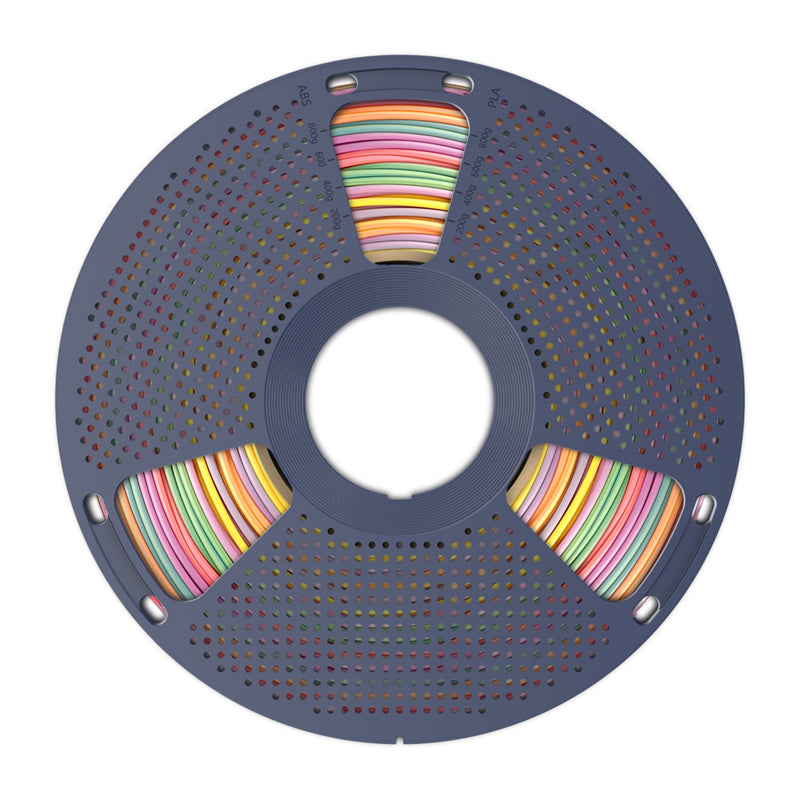 Sunlu PLA+ Silk Filament (Rainbow 01) - Image 4
