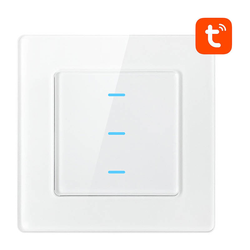 Smart Light Switch WiFi Avatto N-TS10-W3 3 Way TUYA (white) - Product Image 1