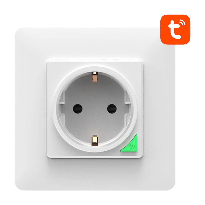 Smart WiFi Wall Socket Avatto N-WOT10-EU-W TUYA (white) - Product Image 1