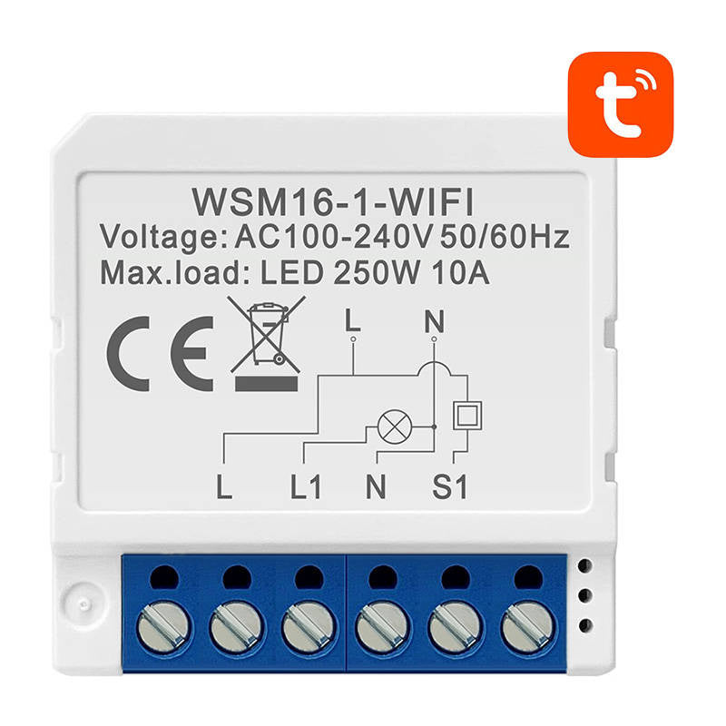 Smart Switch Module WiFi Avatto WSM16-W1 TUYA - Product Image 1