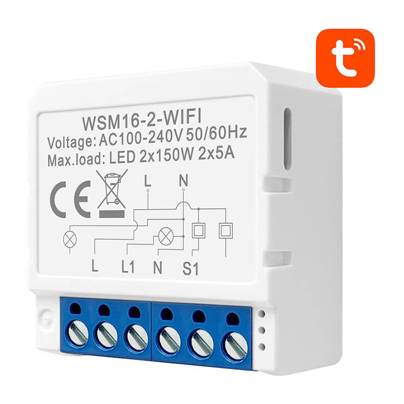 Smart Switch Module WiFi Avatto WSM16-W2 TUYA - Product Image 2