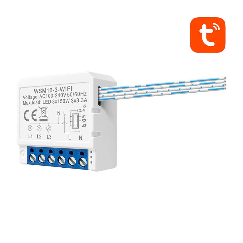 Smart Switch Module WiFi Avatto WSM16-W3 TUYA - Product Image 2