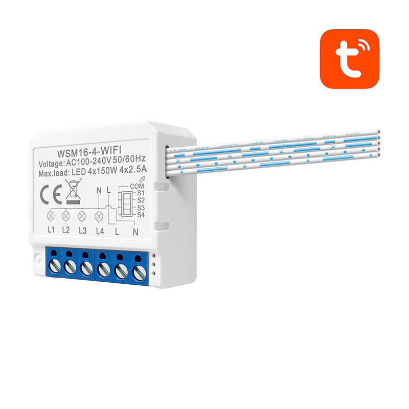 Smart Switch Module WiFi Avatto WSM16-W4 TUYA - Product Image 2