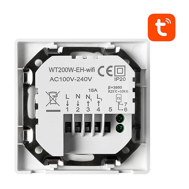 Smart Thermostat Avatto WT200-16A-W Electric Heating 16A WiFi TUYA - Product Image 2