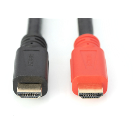 Digitus | High Speed HDMI Cable with Signal Amplifier | DB-330118-100-S | HDMI Male (type A) | HDMI Male (type A) | HDMI