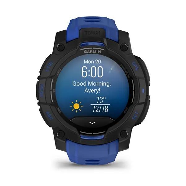 SMARTWATCH INSTINCT 3 AMOLED/BLACK 010-02936-03 GARMIN