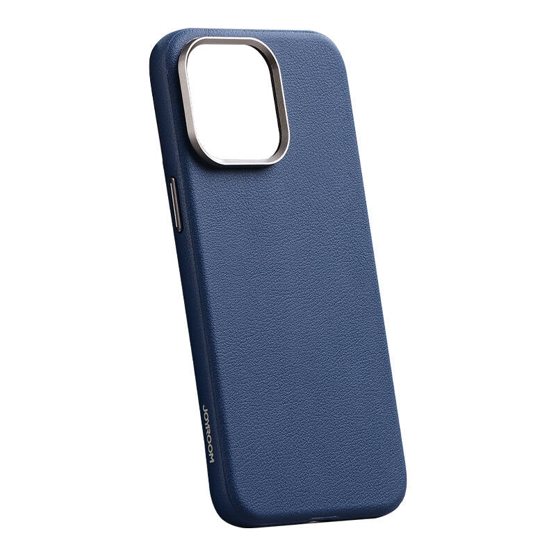 Magnetic protective phone case Joyroom JR-BP007 for iPhone 15 Pro Max (blue) - Image 1