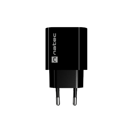 Natec Ribera USB Charger 1X USB-C 20W, Black