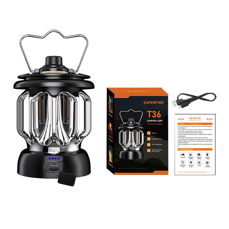 Camping lamp Superfire T36, USB-C - Product Image 2