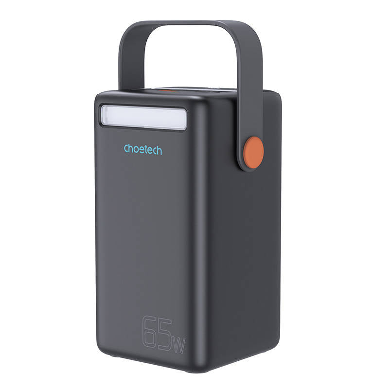 Choetech B664 Mini Power Station, powerbank 50000mAh 65W (black) - Product Image 1