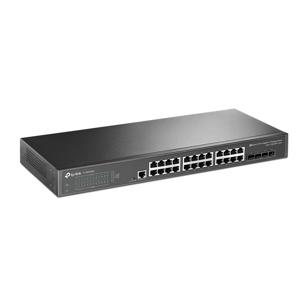 Switch TP-LINK Omada TL-SG3428X Type L2+ Rack 4xSFP+ 1xConsole TL-SG3428X