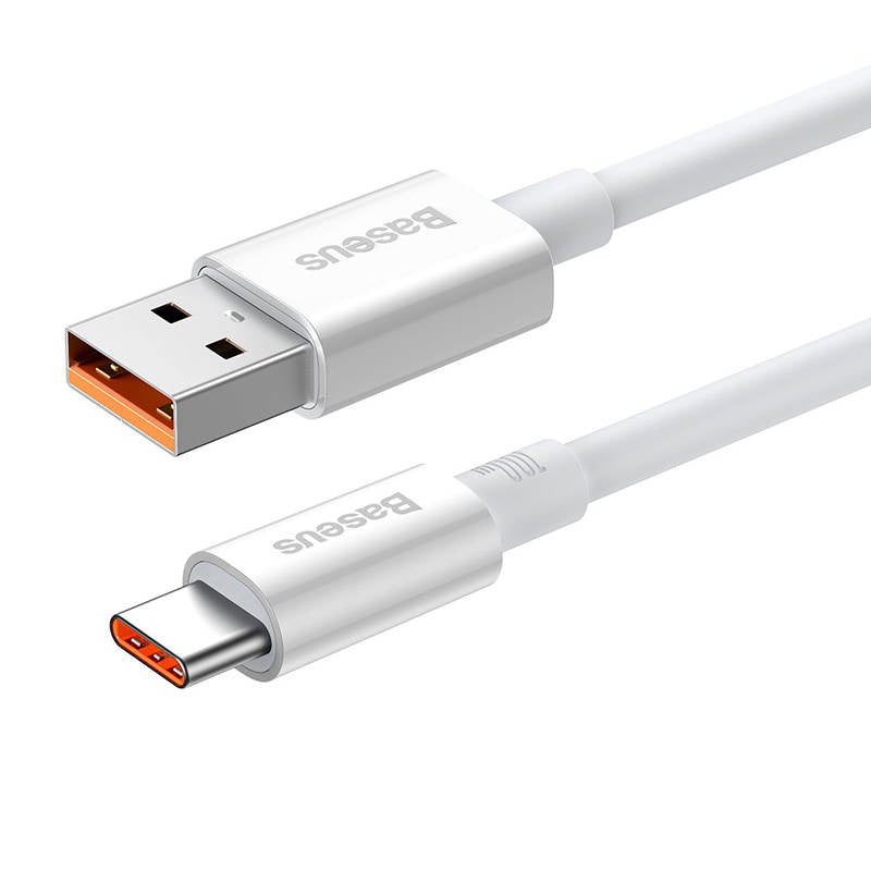 Cable USB do USB-C Baseus Superior 100W 1m (white) - Product Image 3