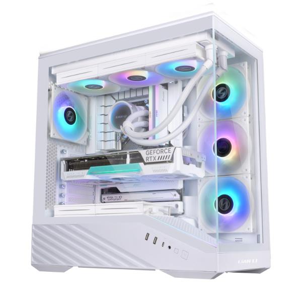 Case LIAN LI ATX/micro ATX/Mini-ITX/EATX White Midi Tower PC G99.V100RW.01