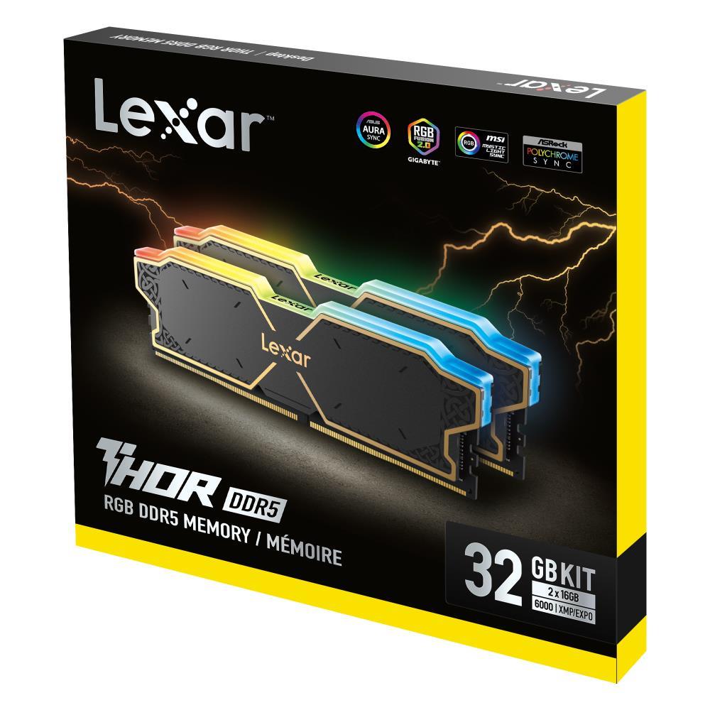 MEMORY DIMM 32GB DDR5-6000/K2 LD5U16G60C38BG-RGD LEXAR