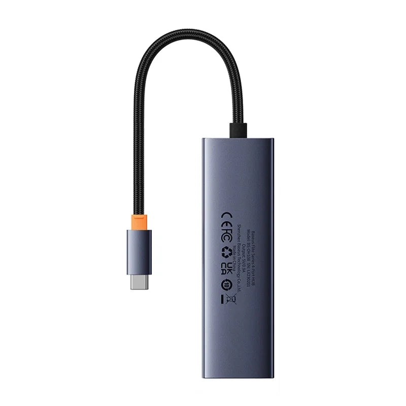 4in1 Hub Baseus UltraJoy USB-C do USB 3.0 (space grey) - Product Image 6
