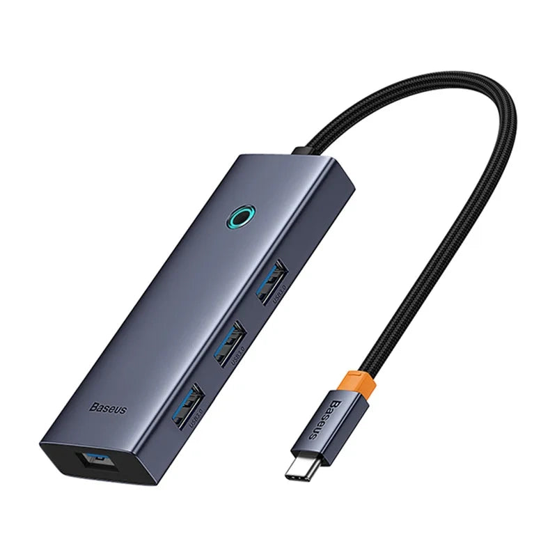 Hub 5w1 Baseus UltraJoy 5-Port (1xHDMI4K@30Hz + 4xUSB 3.0) grey - Product Image 3