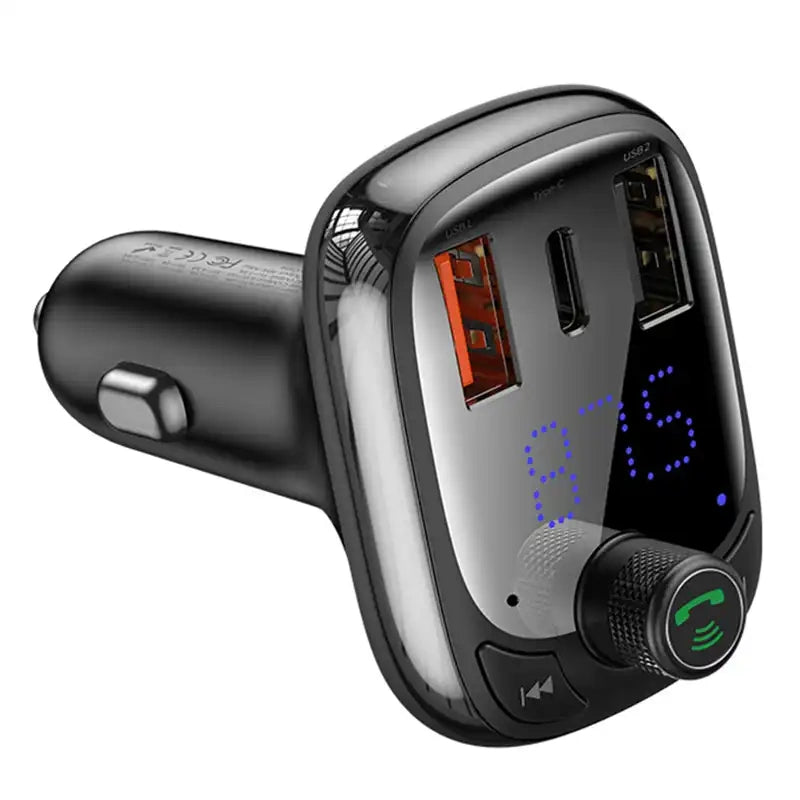 Car Bluetooth MP3 Player Baseus T Shaped S-13 Black OS - Product Image 5