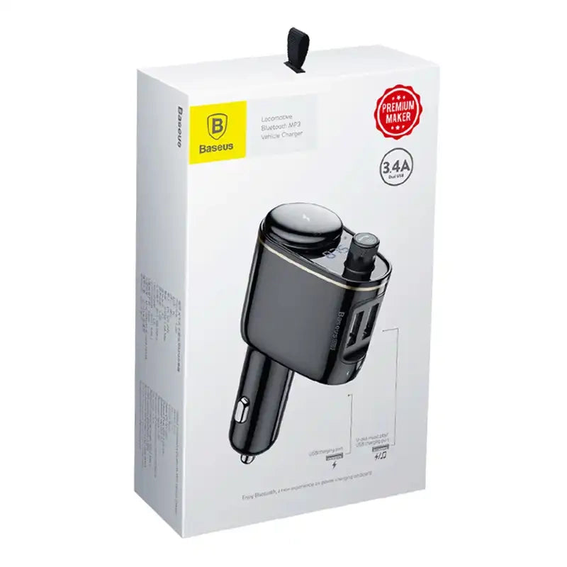 Car Bluetooth MP3 Player Baseus S-06Black OS - Product Image 7