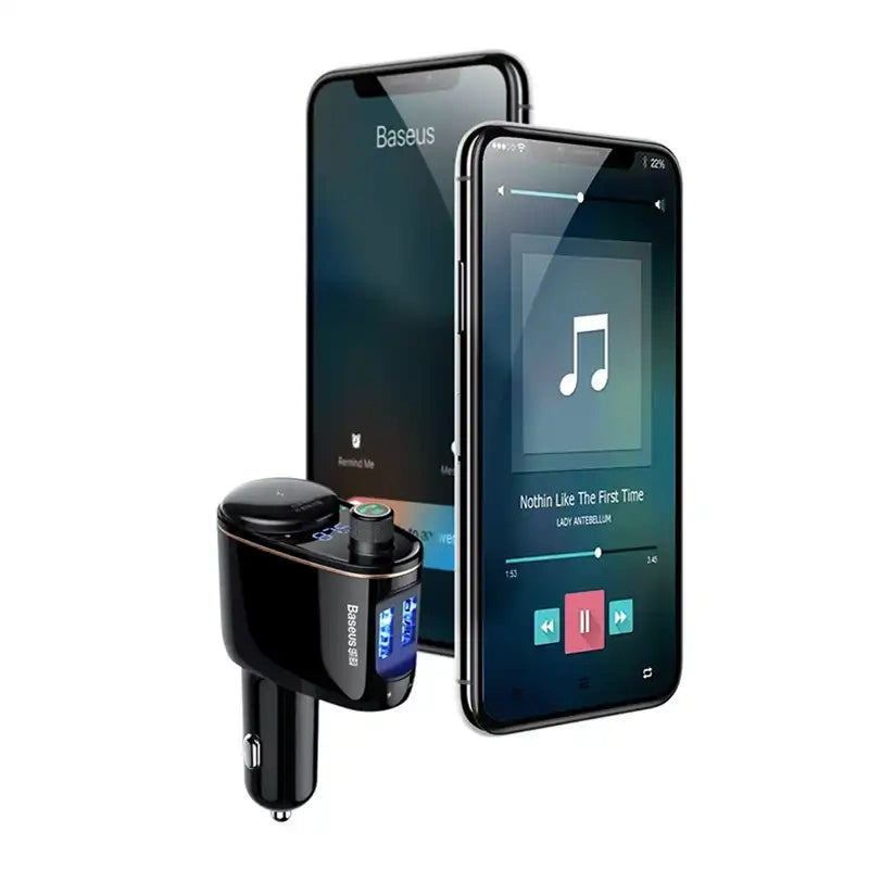 Car Bluetooth MP3 Player Baseus S-06Black OS - Product Image 6