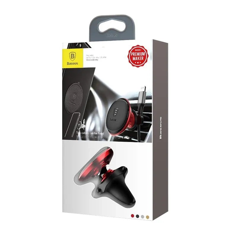 Car Mount Holder Baseus Magnetic Air Vent Red OS - Product Image 7