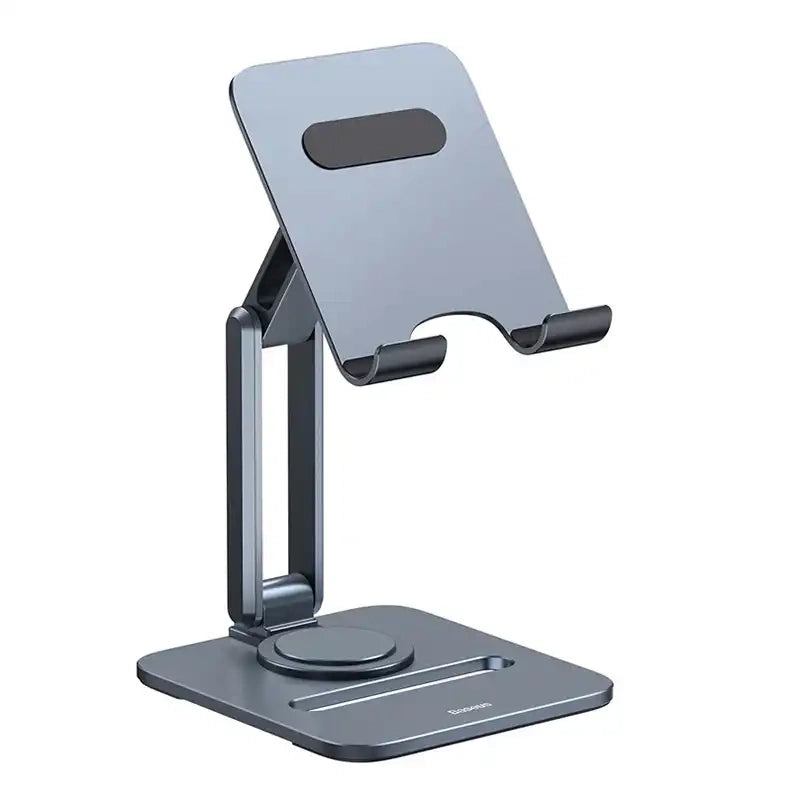 Desktop Biaxial Foldable Metal Stand Baseus (for Tablets) Space Grey - Product Image 1