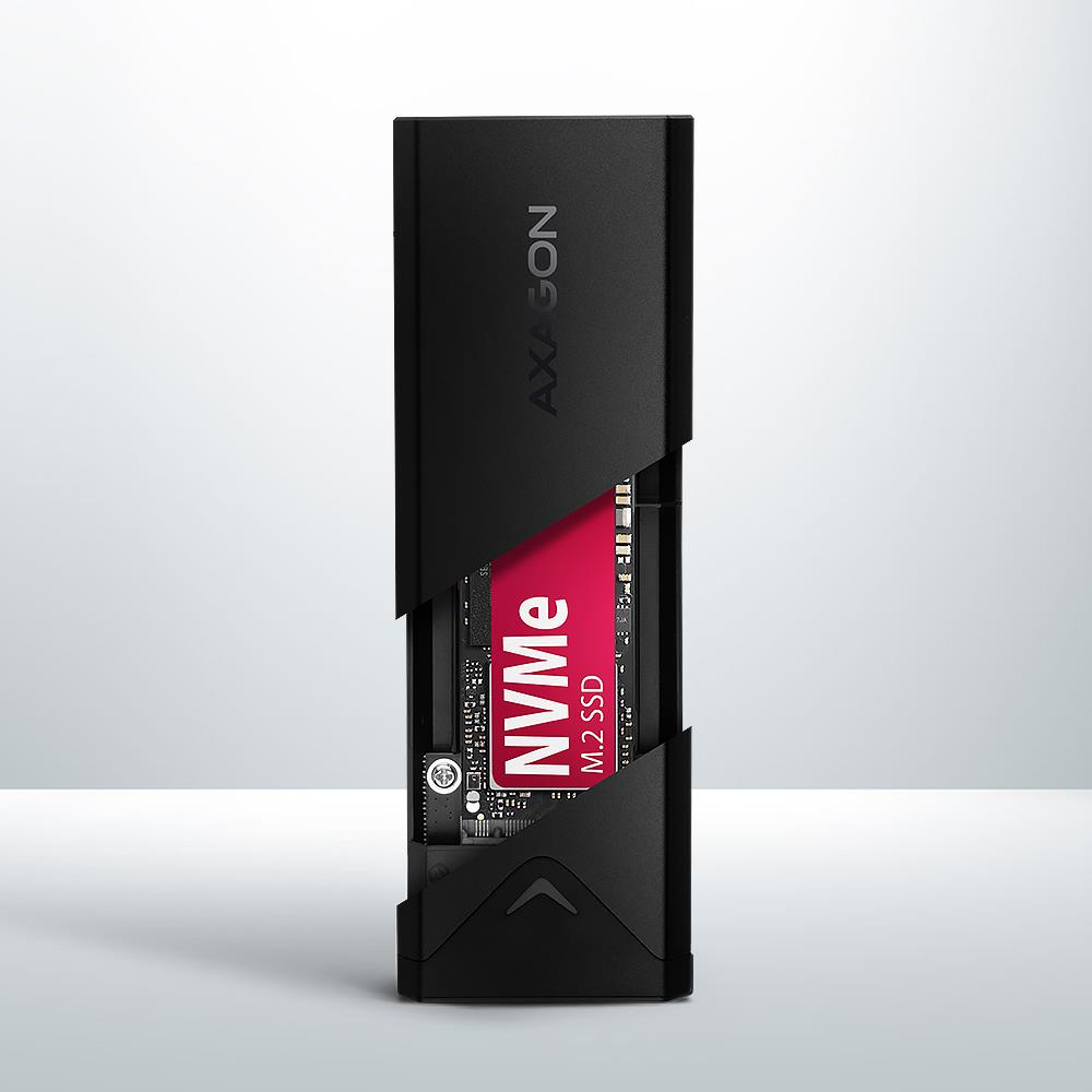 SSD ACC ENCLOSURE M.2 NVME/USB-C EEM2-UB2 AXAGON