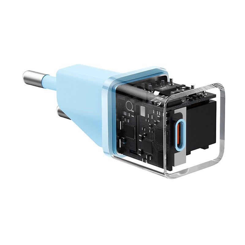 Mini wall charger Baseus GaN5 20W (blue) - Product Image 6