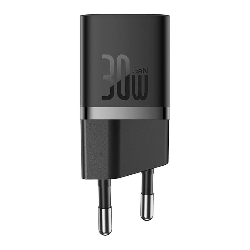 Mini wall charger Baseus GaN5 30W (black) - Product Image 2