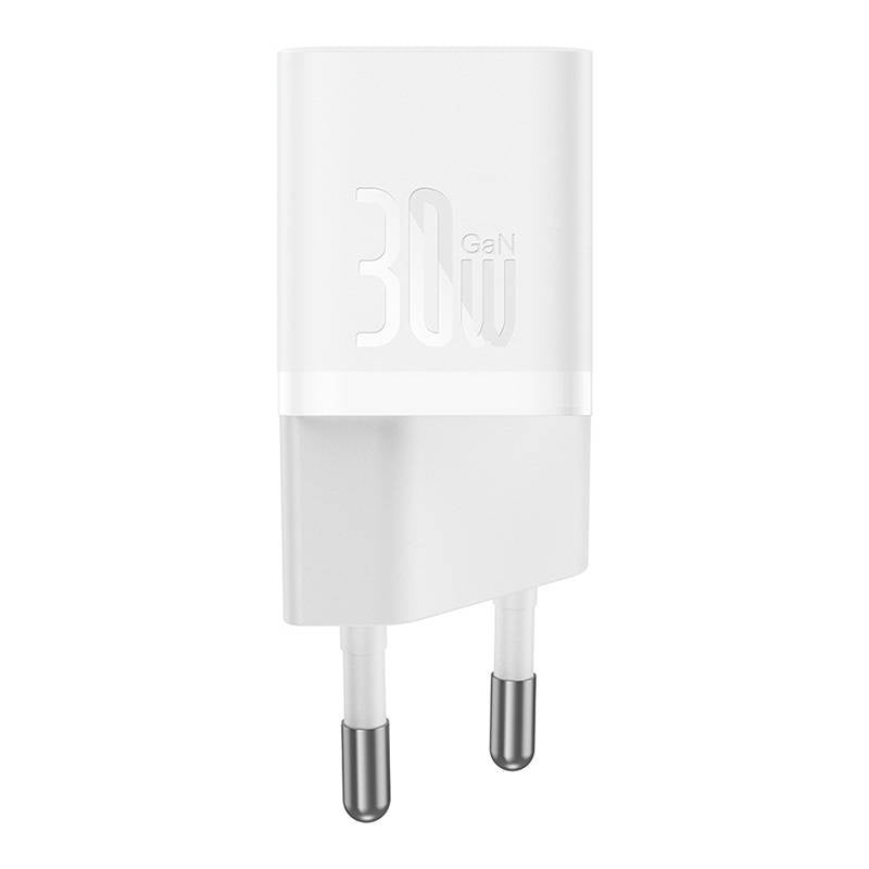 Mini wall charger Baseus GaN5 30W (white) - Product Image 2