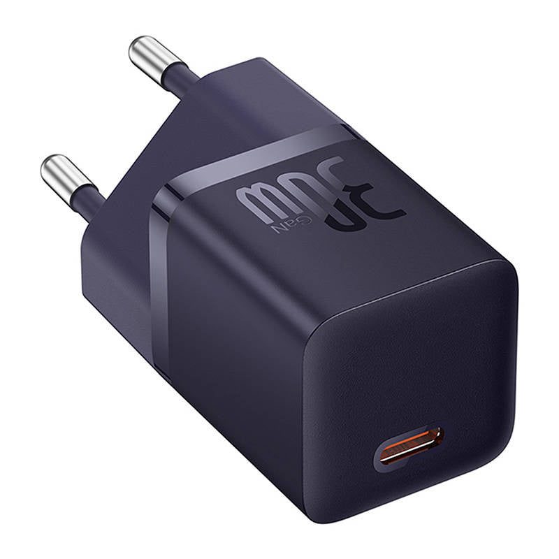 Mini wall charger Baseus GaN5 30W (purple) - Product Image 3