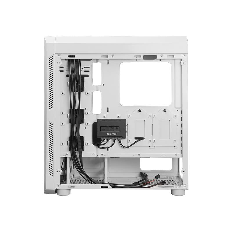 Case CHIEFTEC ATX/micro ATX/Mini-ITX White Midi Tower PC GL-03W-OP