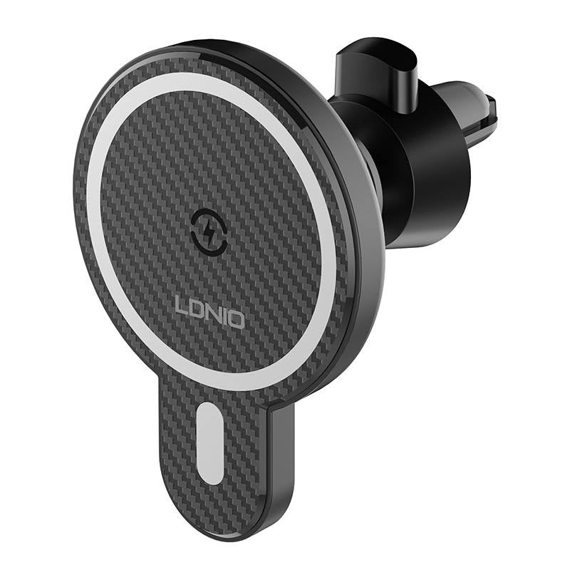 LDNIO Car Mount ,MA20 with inductive charger 15W (Black) - Product Image 1
