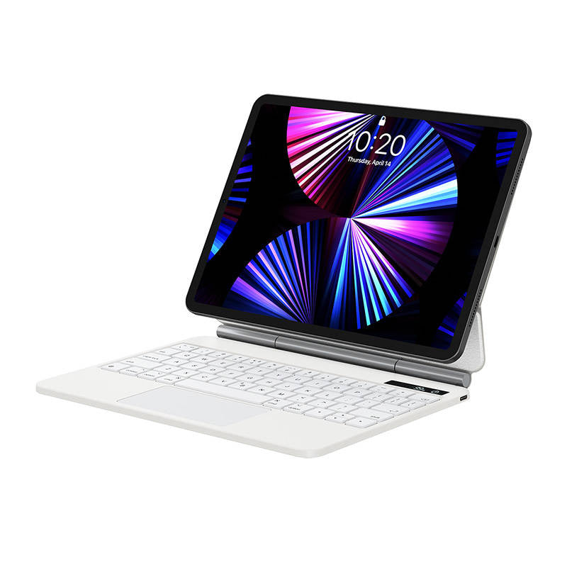 Keyboard Case Pro Baseus Brilliance for iPad 12.9" (2018/2020/2021) (white) - Product Image 2